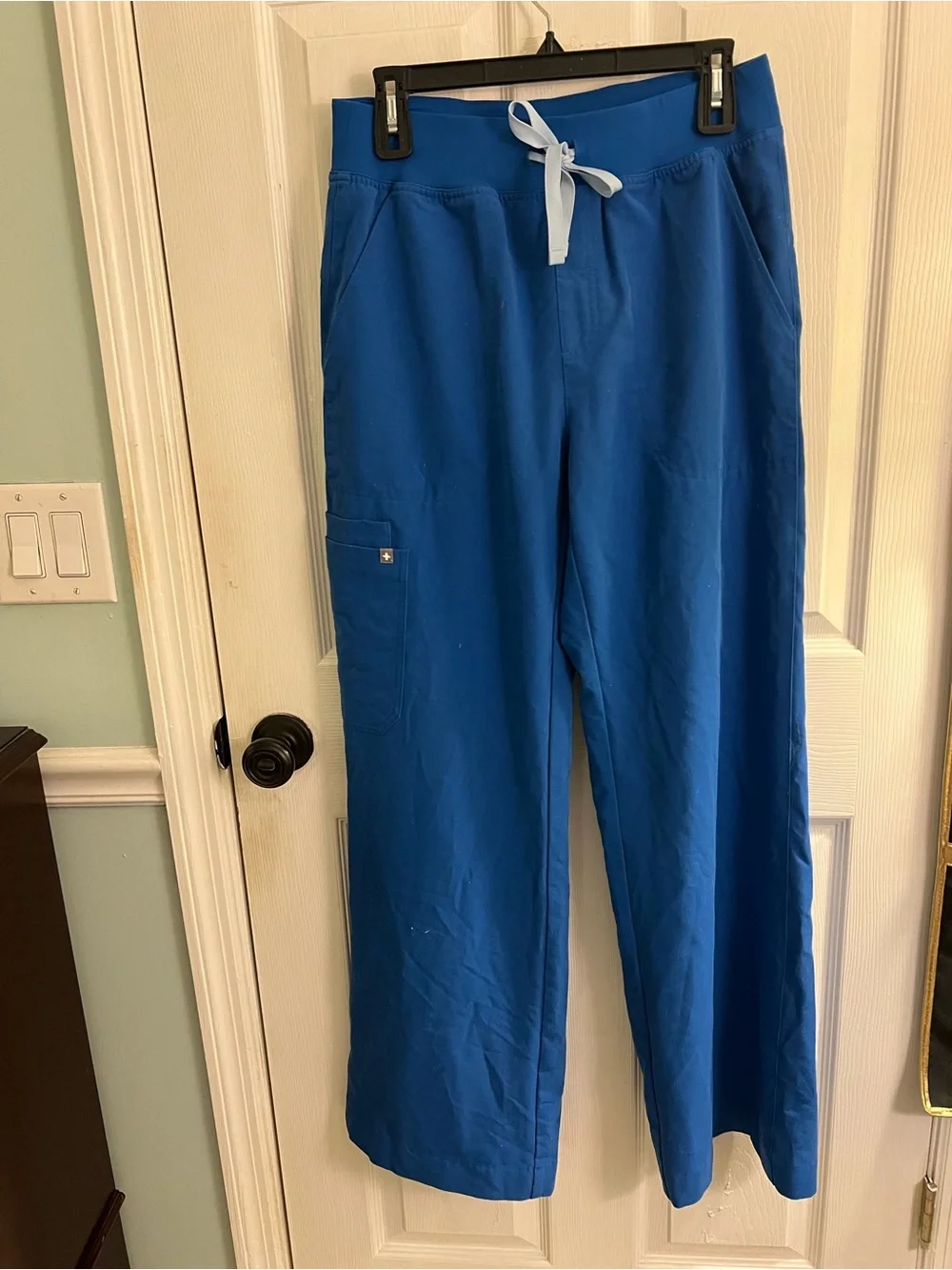Figs Royal Blue Drawstring Scrub Joggers M/T